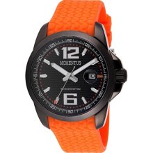 Momentus Stainless Steel with Orange Rubber Band Black Dia & Ion ...