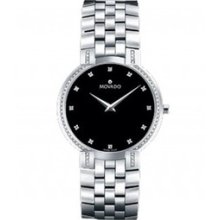 Movado Faceto Diamond Men's Watch 0605585