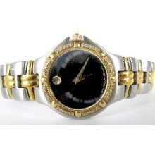 Movado L's stainless/14kt High end watches