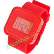 Multifunction Water Resistant Plastic Band Children Sports Watch