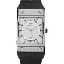 Nautica Stainless Steel Black Resin Mens Watch N15530g