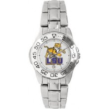 NCAA - LSU Tigers Women's Sport ''Game Day Steel'' Watch