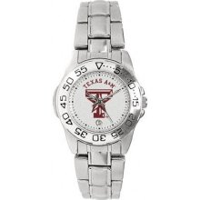 NCAA - Texas A&M Aggies Women's Sport ''Game Day Steel'' Watch