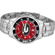 NCAA University of Georgia Mens Stainless Watch COMPM-AC-GAB - DEALER