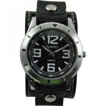 Nemesis Men's Sporty Racing Leather Strap Watch (Racing Leather Strap)