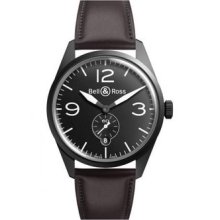 NEW Bell & Ross Vintage Original Carbon Men's Watch -