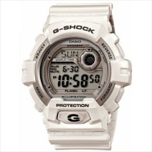 New casio g-shock mens white resin quartz shock resistant watch g8900a-7