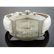 NEW MEN'S AQUA MASTER FULL CASE 3.5CT DIAMONDS WATCH