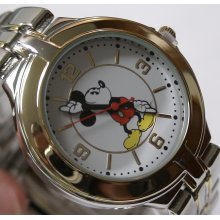 New Mickey Mouse Men's Gold XL Watch $299