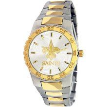 New Orleans Saints Stainless Steel Men's Watch