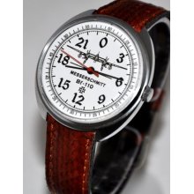 New: Russian 24-hour Mechanical Watch 'messerschmitt' Bf-110 - White