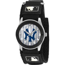 New York Yankees Pinstripe Rookie Black Sports Watch