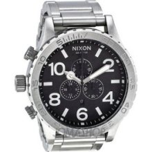 Nixon 51-30 Chrono A083000 Gents Stainless Steel Case Chronograph Date Watch