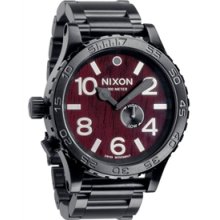 Nixon 51-30 Dark Wood Black Watch - Black regular