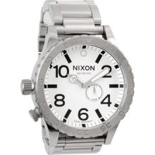 Nixon 51-30 Tide White Watch In Box