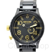 Nixon 51-30 Tide A057 Matte Black/Gold