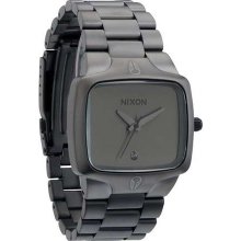 Nixon Player Watch Mt Black/mt Gunmetal Each