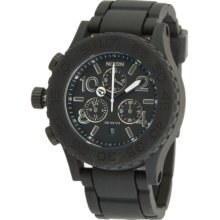 Nixon Rubber 42-20 Chrono Watch - Women's Black, One Size