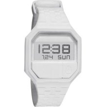 Nixon Rubber Re-run White Surf Snow Golf Rap Hip Hop Mx Sports Watch