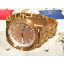 Nixon 'the Spur' Bracelet Watch Rose Gold Tone On Sale