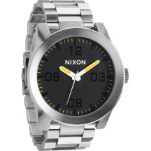 Nixon THE THE CORPORAL SS NA3461227-00 Silver Men's Watch