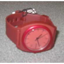 Nixon The Time Teller P Watch A119 1298 Dark Red Ano