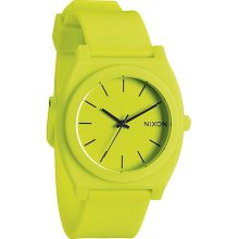 Nixon The Time Teller P Watch in Neon Yellow