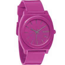 - Nixon Time Teller Plastic Watch Shocking Pink