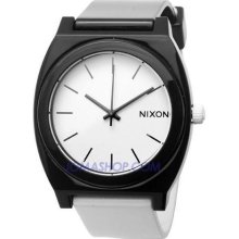 Nixon Women's Black and White Time Teller Watch ...