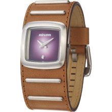 Nixon Women's 'The Duchess' Stainless Steel and Leather Quartz Watch