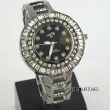 Noble Crystal Inlaid Special Fashion Lady Women's Bracelet Wrist Quartz Watch