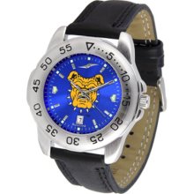 North Carolina A & T Aggies Sport AnoChrome Men's Watch with Leather Band