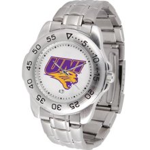 Northern Iowa Panthers UNI Mens Sports Steel Watch