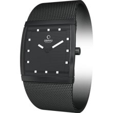 Obaku Harmony Womens Analog Stainless Watch - Black Bracelet - Bl ...