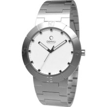 Obaku Harmony Womens Slim Sport Stainless Watch - Silver Bracelet ...