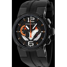 Officina Del Tempo Race wrist watches: Race Chrono Black/Orange 1051-1