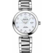 Omega Women's De Ville Ladymatic Mother Of Pearl & Diamonds Dial Watch 425.30.34.20.55.001