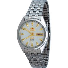 Orient Fem0401nw Men's Tri Star Silver Dial Standard Automatic Watch