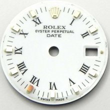 Original Rolex Ladies Date White Dial Quickset