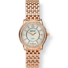 Palm Beach Jewelry Diamond Accent Panther Link Watch 51101