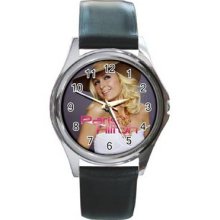 Paris HiltonUnisex Silver-Tone Round Metal Watch 06