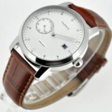 Parnis 43mm White Dial Special9 Automatic Mechanical Sea Gull Watch X116