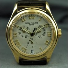 Patek Philippe 5035j Annual Calendar Yellow Silver Dial Box,stylus,archives