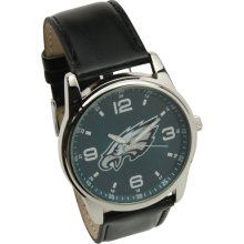 Philadelphia Eagles watches : Philadelphia Eagles Interchangeable Leather Watch - Black/Brown