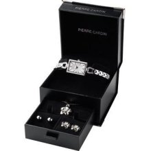 Pierre Cardin Pcx0510l11 Ladies Watch Necklace & Earrings Set