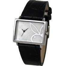 Playboy Ladies Watch + Playboy Basic Collection Pbd0509 White/Black