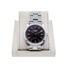 Pre-Owned Rolex Air King Black Dial Stainless Steel Mens Watch