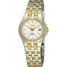 Pulsar Ladies Two Tone Case Watch W/ Bracelet And Calendar