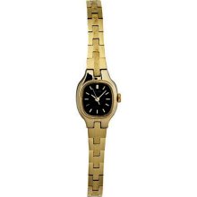 Pulsar Women's Gold Bracelet/Black Dial Watch - PPH104