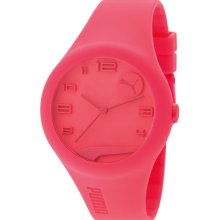 PUMA 'Form' Silicone Watch Coral